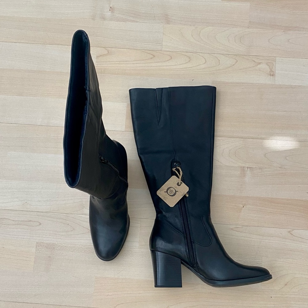 Born Elbe Women's Boots Full Grain Leather | Color: Black | Size: 6.5 |